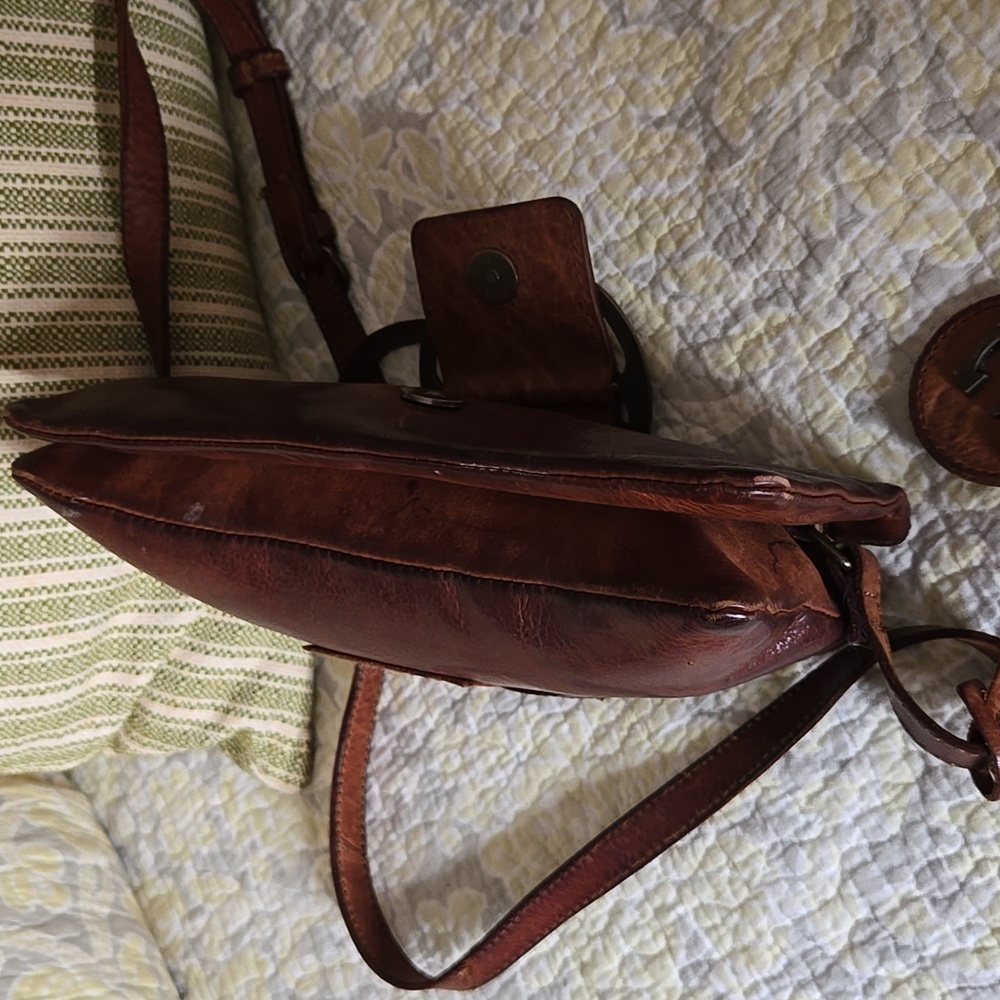 Harbour 2nd Brown Leather Crossbody Bag - Picture 4 of 5